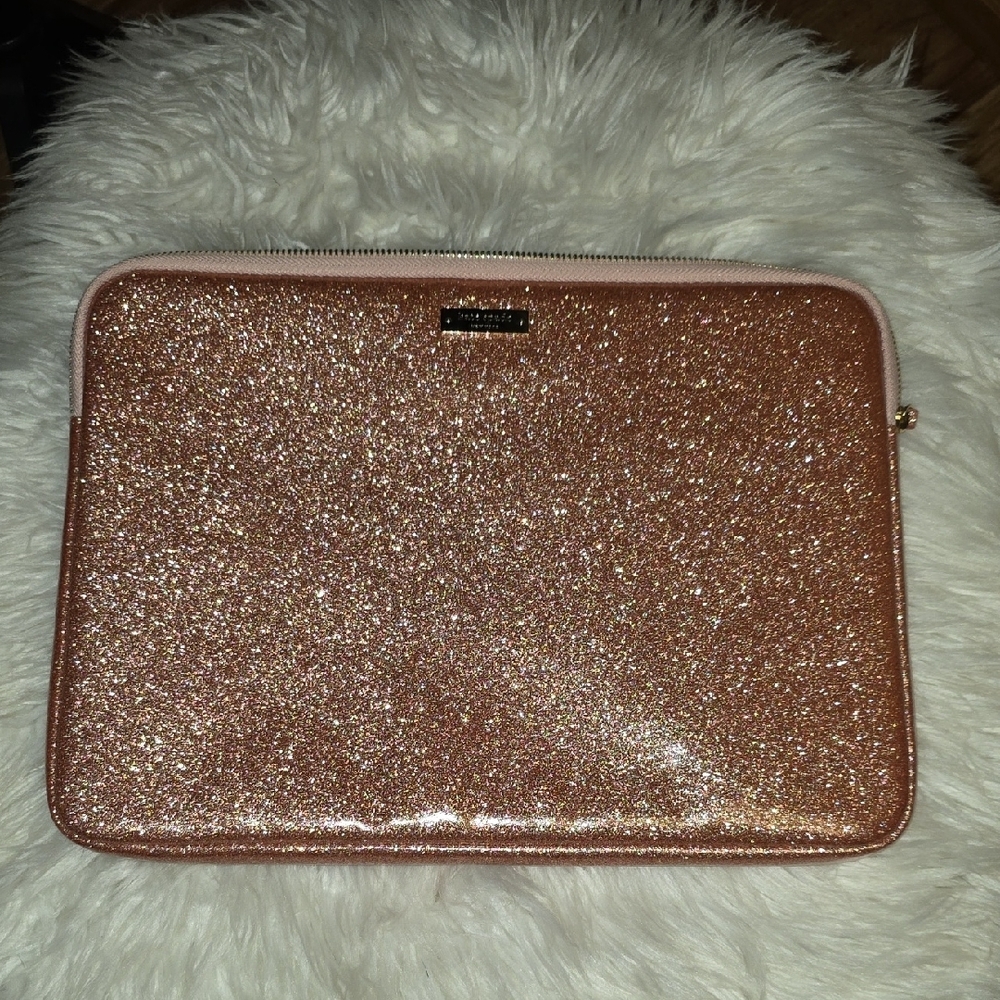 Kate Spade Sparkling Rose Gold Tablet Sleeve